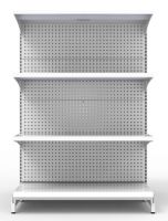 Perimeter retail shelving 